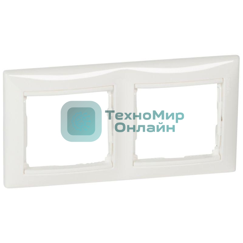 Рамка Valena - Белая - двухместная Legrand 774452
