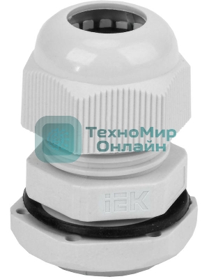 Сальник PG 11 диаметр проводника 7-9мм IP54 IEK IEK YSA20-10-11-54-K41