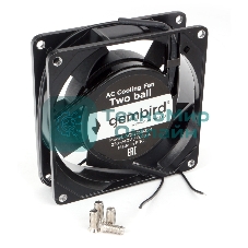 Вентилятор для корпуса Gembird черный, 92 мм, 2400 об/мин, 31.5 дБ, 2 pin