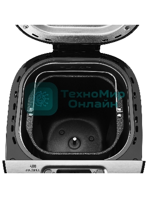 Хлебопечка Hyundai HYBM-M0313G серебристый/чёрный, 600 Вт, 0.9 кг, 13 программ