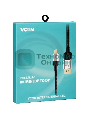 Кабель-переходник Mini DisplayPort M -> DisplayPort M 1.4V 3 м VCOM