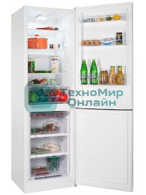 Холодильник Nordfrost NRB 162NF W белый двухкамерный 205/105 л морозилка снизу