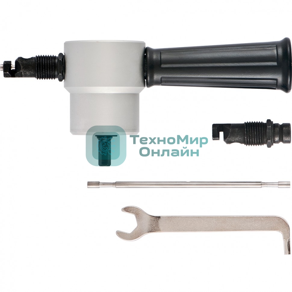 Насадка на дрель для резки листового металла до 1,8 мм металлический кейс Сибртех