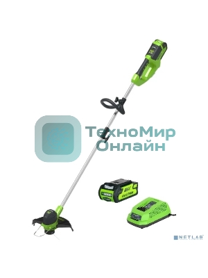 Триммер аккумуляторный GREENWORKS G40LTK4, 40 В, 4 Ач