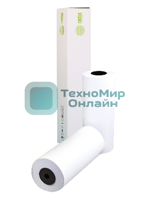 Бумага Cactus Eco CS-LFP80-420457E A2 420мм-45.7м/80г/м2/белый CIE155% (упак.:2рул)