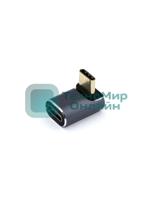 Переходник USB 4 Type-C мама-папа угловой тип 3
