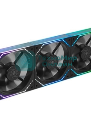 Кулер для корпуса Thermalright TL-M12QR Reverse (124x120x25mm, 4-pin PWM, ARGB, 47.6CFM, 23.2dBA, 1500RPM, черный)
