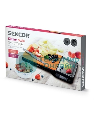 Весы кухонные Sencor SKS 6700BK