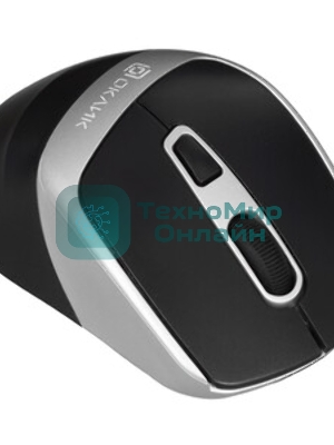 Мышь беспроводная Oklick 516MW черный/серебристый, 1600 dpi, радиоканал, Bluetooth, USB, кнопки - 6