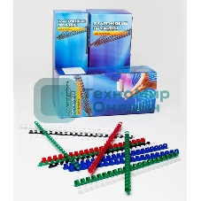 Пружины для переплета пластиковые Office Kit 45 мм (на 341-410 листов) белый (50 шт) (BP2121)