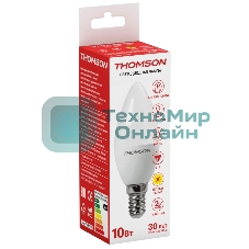 Лампа светодиодная Hiper THOMSON LED CANDLE 10W 800Lm E14 3000K TH-B2017