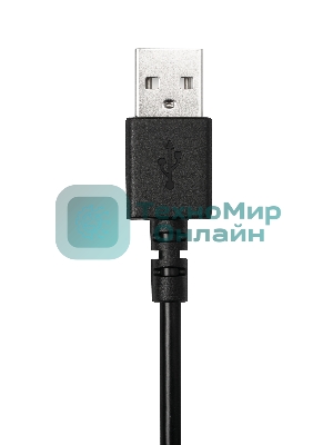 Гарнитура Logitech H390 чёрный, проводная, USB