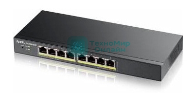 Коммутатор Smart L2 Zyxel GS1900-8, 8xGE, настольный, бесшумный