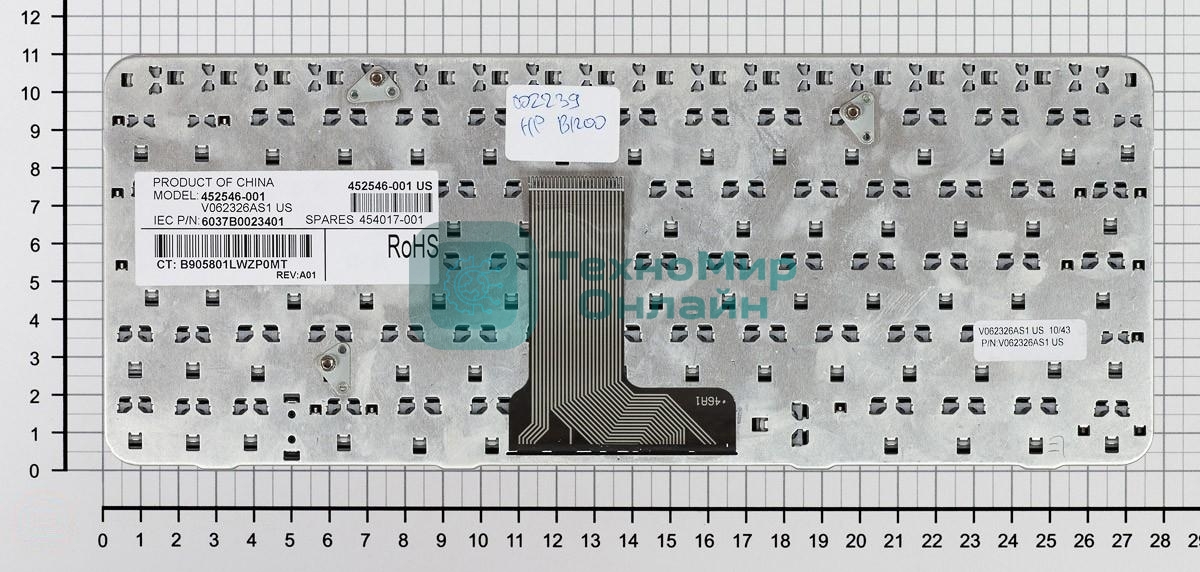 Клавиатура для ноутбука HP Compaq Presario B1200 B2200 2210B черная