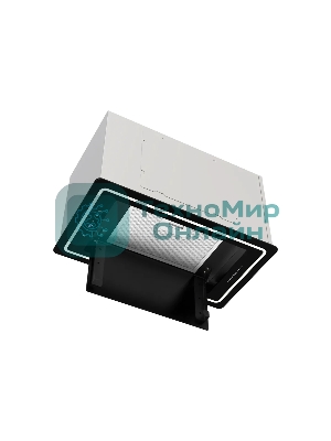 Встраиваемая вытяжка Kuppersberg, 52 см, сенсорное управление, пульт, 3 скорости, 950 м3/ч, круговая LED подсветка, таймер, черный