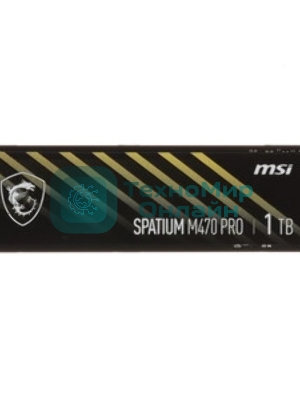 Накопитель SSD MSI M.2 2280 1Tb SPATIUM M470 PRO Client SSD S78-440L0J0-P83, PCIe Gen4x4 with NVMe