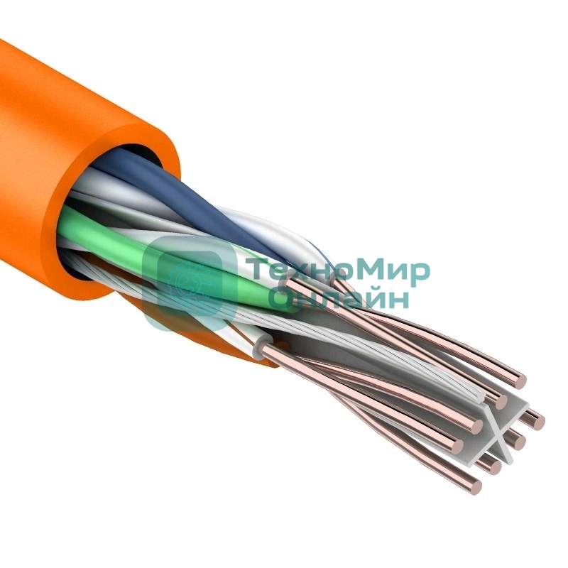 Кабель Rexant UTP 4PR 23AWG, CAT6 нг(А)-HF, LSZH (бухта 305 м)