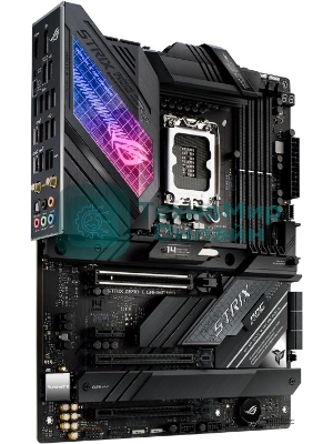 Материнская плата ASUS ROG STRIX Z690-E GAMING WIFI, LGA 1700, Intel Z690, 4xDDR5, 6xSATA, 3xM.2, 1xPCI-E 5.0 x16, 1xPCI-E 4.0 x4, 1xPCI-E 3.0 x4, 1xPCI-E x1, 1xHDMI, 1xDP, 1x 2.5Gb LAN, 4xUSB-A 2.0, 4xUSB-A 3.2 Gen 1, 2xUSB-A 3.2 Gen 2, 1xUSB-C 3.2 Gen 2, 1xUSB-C 3.2 Gen 2x2, 5x3.5 мм, 7.1, ATX