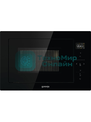 Встраиваемая микроволновая печь Gorenje BM251SG2BG, 25л, 900Вт, черный