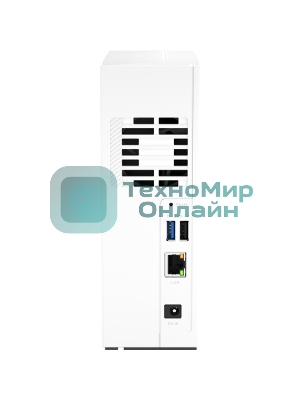 Сетевое хранилище SMB QNAP TS-133 NAS 1 HDD tray. ARM 4-core Cortex-A55 1.8GHz, ram 2 Gb (max), 1x1GbE, 1xUSB 2.0 port,1xUSB 3.2 Gen 1