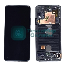 Дисплей для Samsung Galaxy A90 SM-A908F 5G черный с рамкой