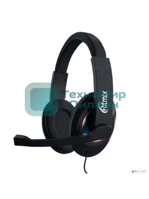 Гарнитура Ritmix RH-516M чёрный, проводная, 3.5 мм