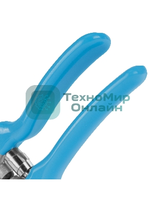 Секатор прямого реза Palisad LUXE 190 мм, алюминиевые обрезиненые рукоятки