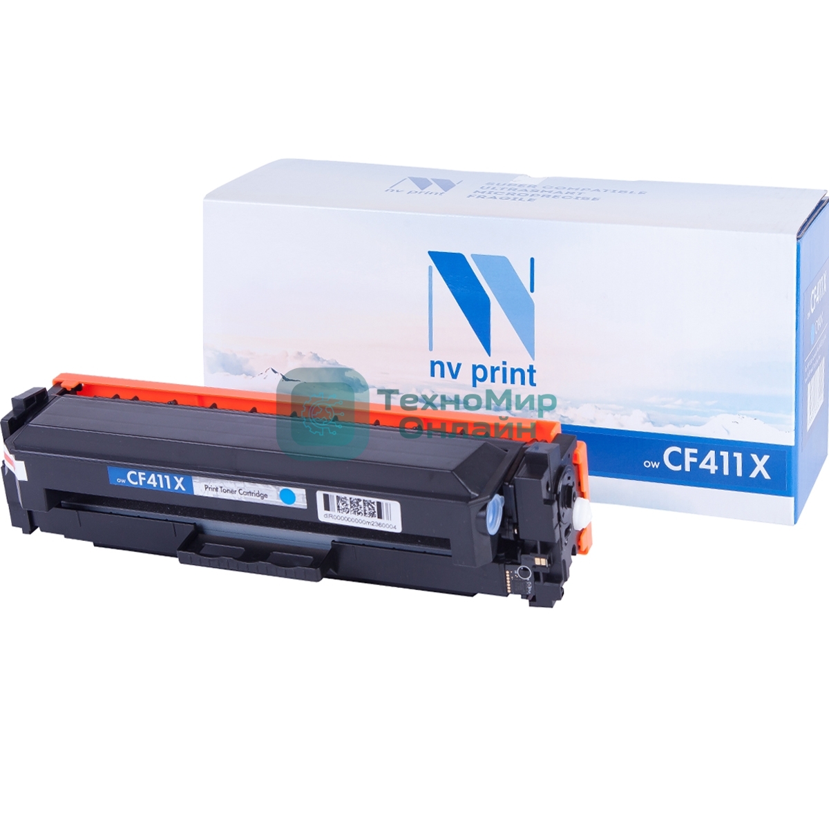 Картридж лазерный NVPrint совместимый для LJ Pro M477fdn/M477fdw/M477fnw/M452dn/M452nwCF411X Cyan (5 000k)