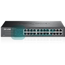 Коммутатор TP-Link SMB TL-SG1024DE 24-Port Gigabit Easy Smart Switch, 24 10/100/1000Mbps RJ45 ports, MTU/Port/Tag-based VLAN, QoS, IGMP Snooping