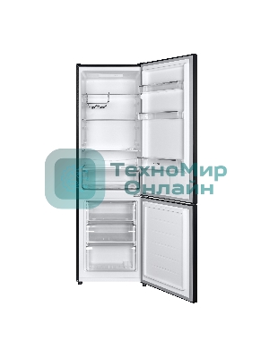 Холодильник Maunfeld MFF176SFSB черный двухкамерный 188/75л морозилка снизу, ручная разморозка