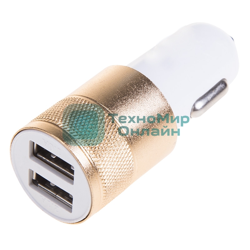 Автозарядка в прикуриватель Rexant 2хUSB (АЗУ) (1000+2100 mA)