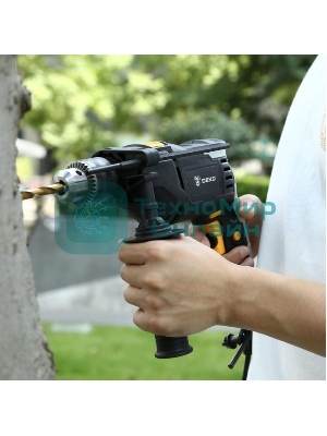 Дрель Deko DKID850W, 850 Вт, сетевая, ударная