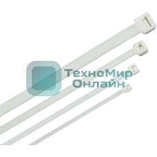 Стяжка пластиковая ITK HKW-W36-L300 300x3.6 мм (упак: 100 шт) полиамид внешний (-25/+75) белый