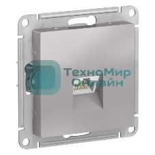 Механизм розетки компьютерной AtlasDesign RJ45 алюм. SchE ATN000383