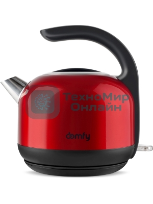 Чайник электрический Domfy DSB-EK304 1.7л. 2200Вт черный (корпус: стекло)