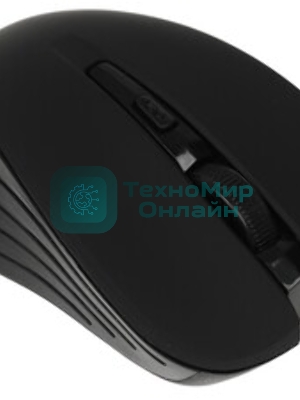 Мышь беспроводная Oklick 545MW черный/красный, 1600 dpi, радиоканал, USB, кнопки - 4