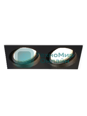 Светильник Ambrella light TN6661/2 BK черный IP44 GX53/2 220*110*48