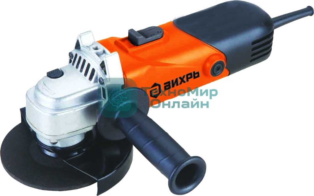 Угловая шлифовальная машина ВИХРЬ УШМ-125/1100 72/12/2 Шлифмашина угловая1100 Вт, 11000 об/мин, 125 мм, 2.3 кг