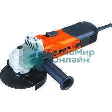 Угловая шлифовальная машина ВИХРЬ УШМ-125/1100 72/12/2 Шлифмашина угловая1100 Вт, 11000 об/мин, 125 мм, 2.3 кг