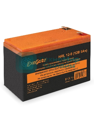 Батарея для ИБП ExeGate EX285659RUS HRL 12-9 (12V 9Ah 1234W, клеммы F2)