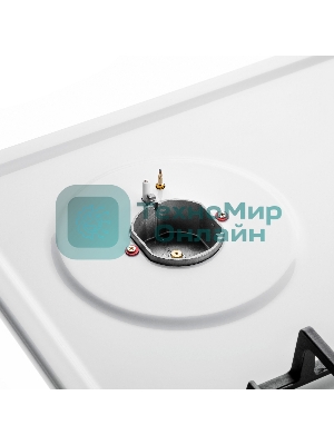 Газовая варочная панель Maunfeld EGHE.64.6CW/G, 4 конфорки, эмалированная сталь, белый