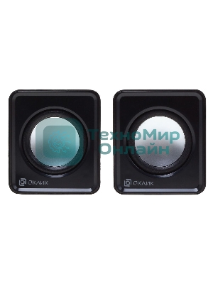 Акустическая система Oklick OK-331 2.0 черный 6Вт