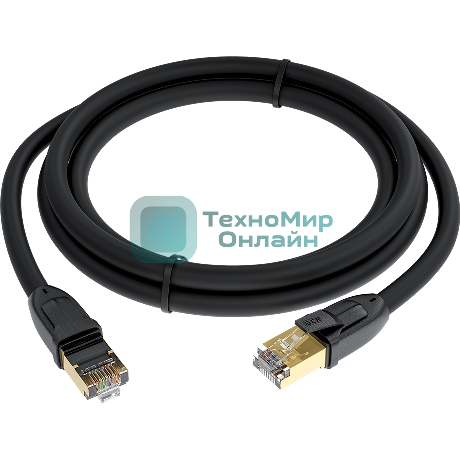 Патч-корд GCR PROF прямой 7.5m, FTP медь cat.6, позолоч. контакты и коннектор, 25 AWG, Deluxe ethernet high speed 10 Гбит/с, RJ45, T568B, GCR-52548