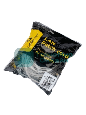 Патч-корд LSZH UTP Cablexpert PP31-10M cat.5e, 10м, литой, многожильный, серый