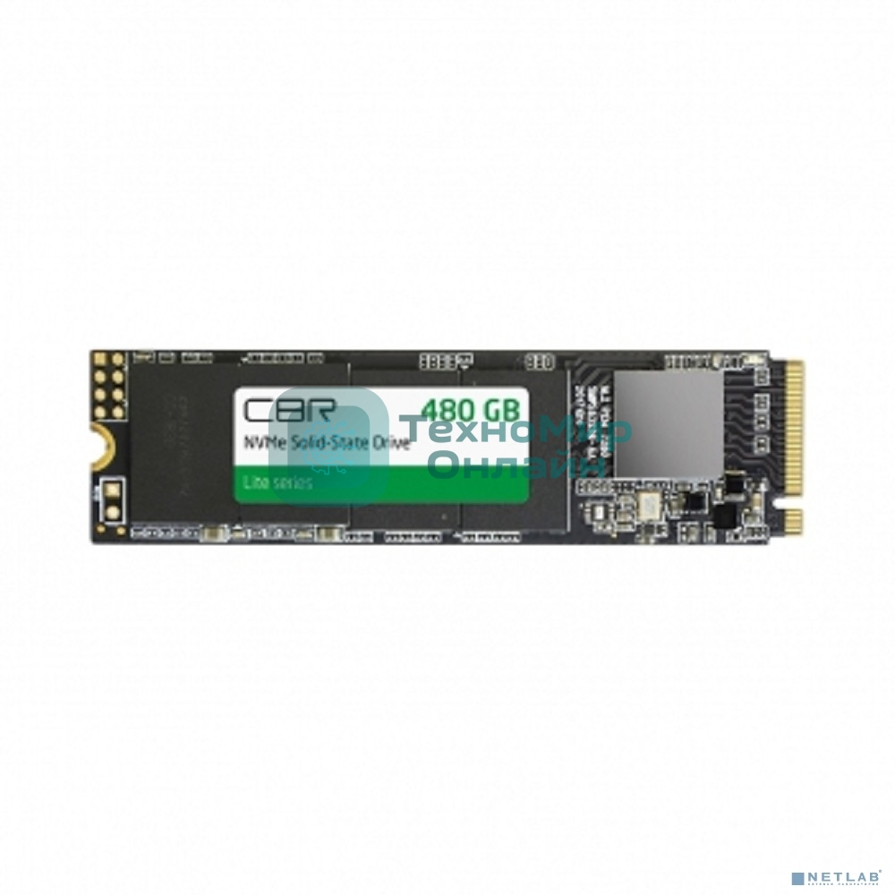 Накопитель SSD CBR, M.2 2280, 480Gb, PCIe 3.0 x4, NVMe, R/W 2100/1600