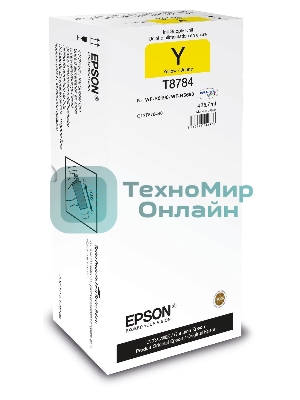 Картридж струйный Epson C13T838440 желтый (20 000 стр. 167.4 мл) для WorkForce WF-R5190DTW WF-R5190, WF-R5690DTWF WF-R5690