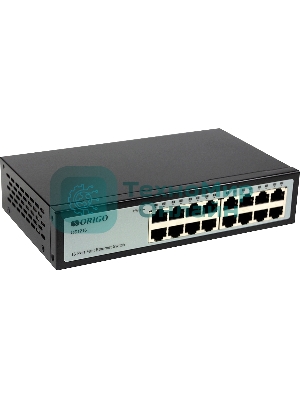 Коммутатор неуправляемый ORIGO OS1216/A1A 16x100Base-TX, корпус металл