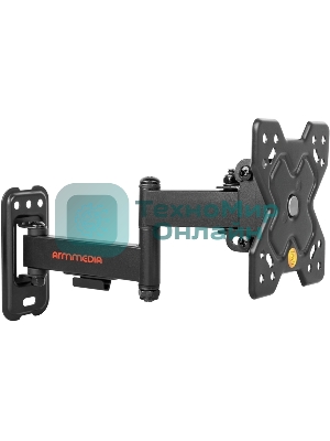 Кронштейн Arm media MARS-6 черный, 10 шт/уп. Кр. стал. настенный для TV 10