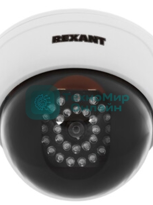 Муляж камеры Rexant внутренний, купольный, белый