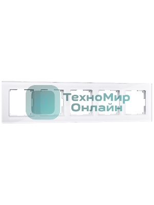 Рамка на 4 поста WERKEL AluMax (алюминий) W0043506